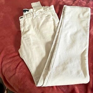 Banana Republic Cream Suede Pants